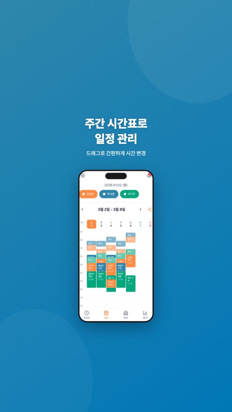 週間スケジュール